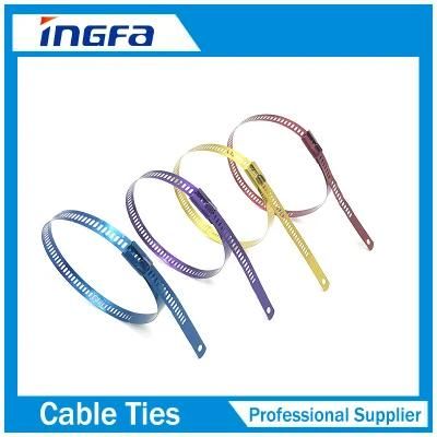 2019 Hot Sale 304 316 Stainless Steel Cable Tie Multi Barb Ladder Lock Type