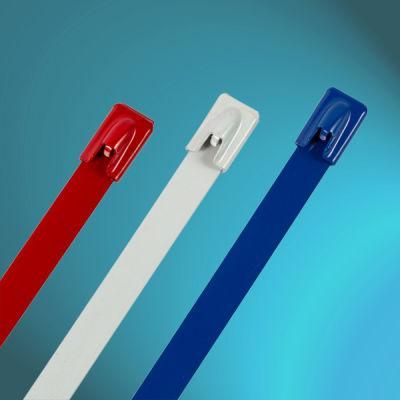 Color Coating Stainless Steel 304 316 Cable Ties with UL