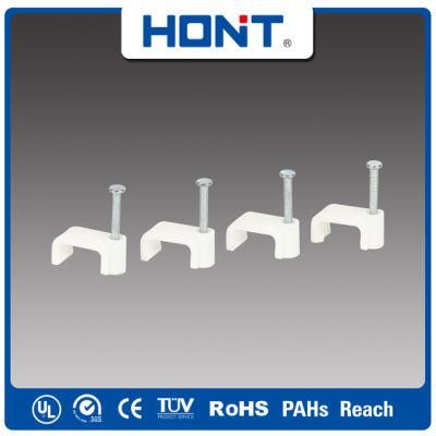 Wire Harness Square 9mm Nail Nylon Cable Clips with PE