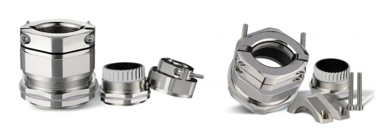 Double Locked Series IP68 Metal Cable Gland Pg7
