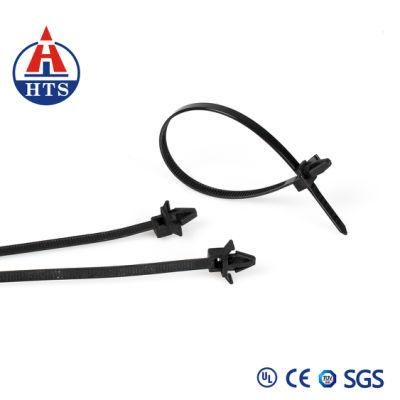 PA66 Plastic Ties Push Mount Nylon Cable Ties