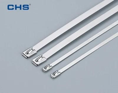 3.5*360mm Ss201 SS304 SS316 Stainless Steel Cable Ties (SAT-360)
