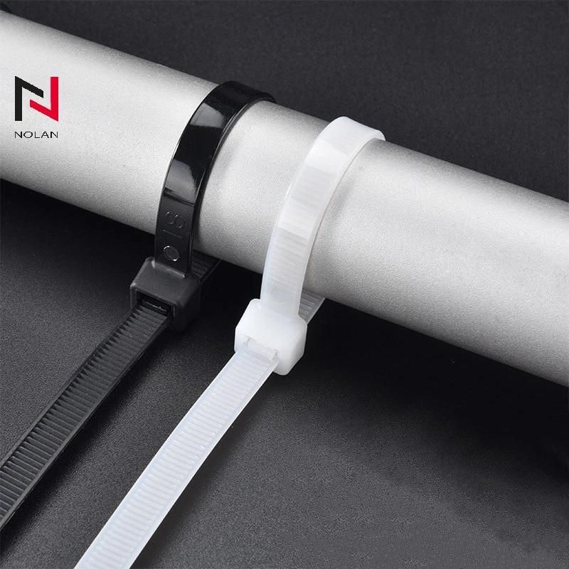 Best Factory Price Nylon 66 Cable Tie Electrical Nylon Strap Cable Ties Self-Locking Zip Ties White in Stock