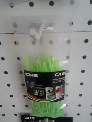 Light Green Color Assorted Nylon Cable Ties