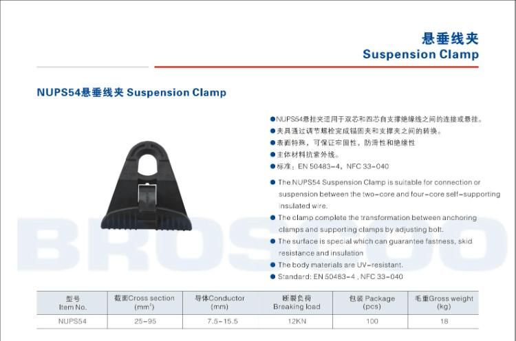 Insulated Wire Cable Suspension Clamp