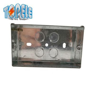 Factory Price 2 Gang 3X6 Switch Boxes with Adjust Lug