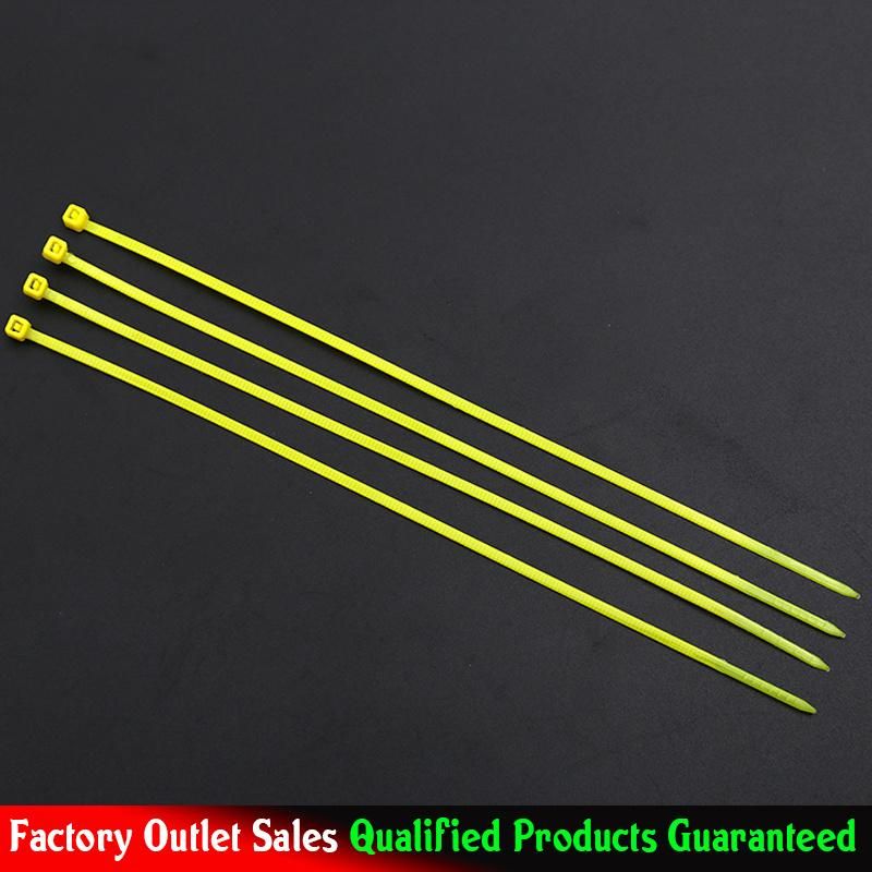 Yellow Color Nylon66 Cable Ties