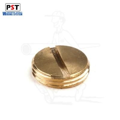 Copper 20mm 25mm 32mm Male Thread Brass Pipe Slotted Head Brass End Plug Fitting Coupler Connector Adapter