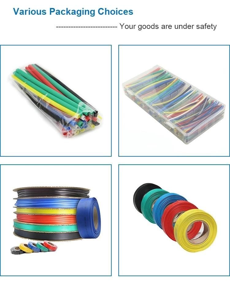 40 Size Colorful 2: 1 Polyolefin Heat Shrink Tubing Tube Sleeve Wrap Wire Set
