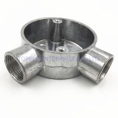 BS31 Aluminum Round 2 Way Angle Circular Box