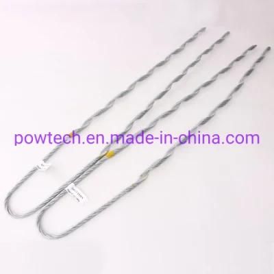 Galvanized Steel Strand Short Span Cable Helical Dead End Clamp