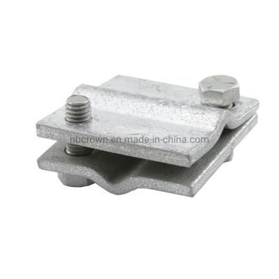 1/4&quot; Hot Dipped Galvanized Crossover Clamp for Messenger Wire