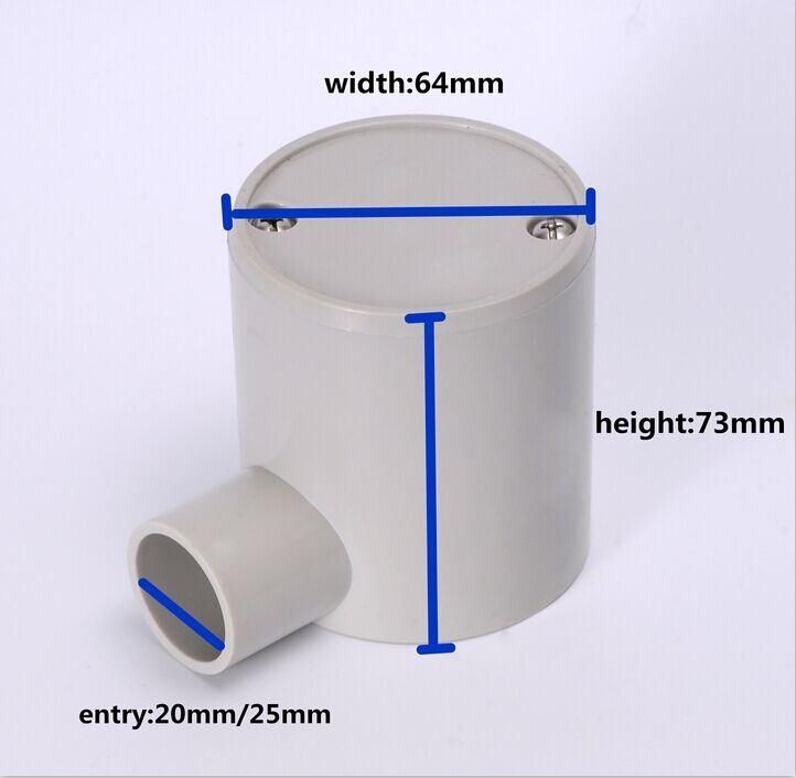 PVC Electrical Pipe Accessories Circle Box Deep Junction Box
