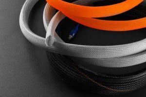 Expandable Braided Sleeving Applied for Wire Cable Sleeve Color Protector Pet and PA Fiber Fabric