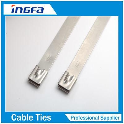 Hot Selling 304 Stainless Steel Cable Ties Ball Lock Type