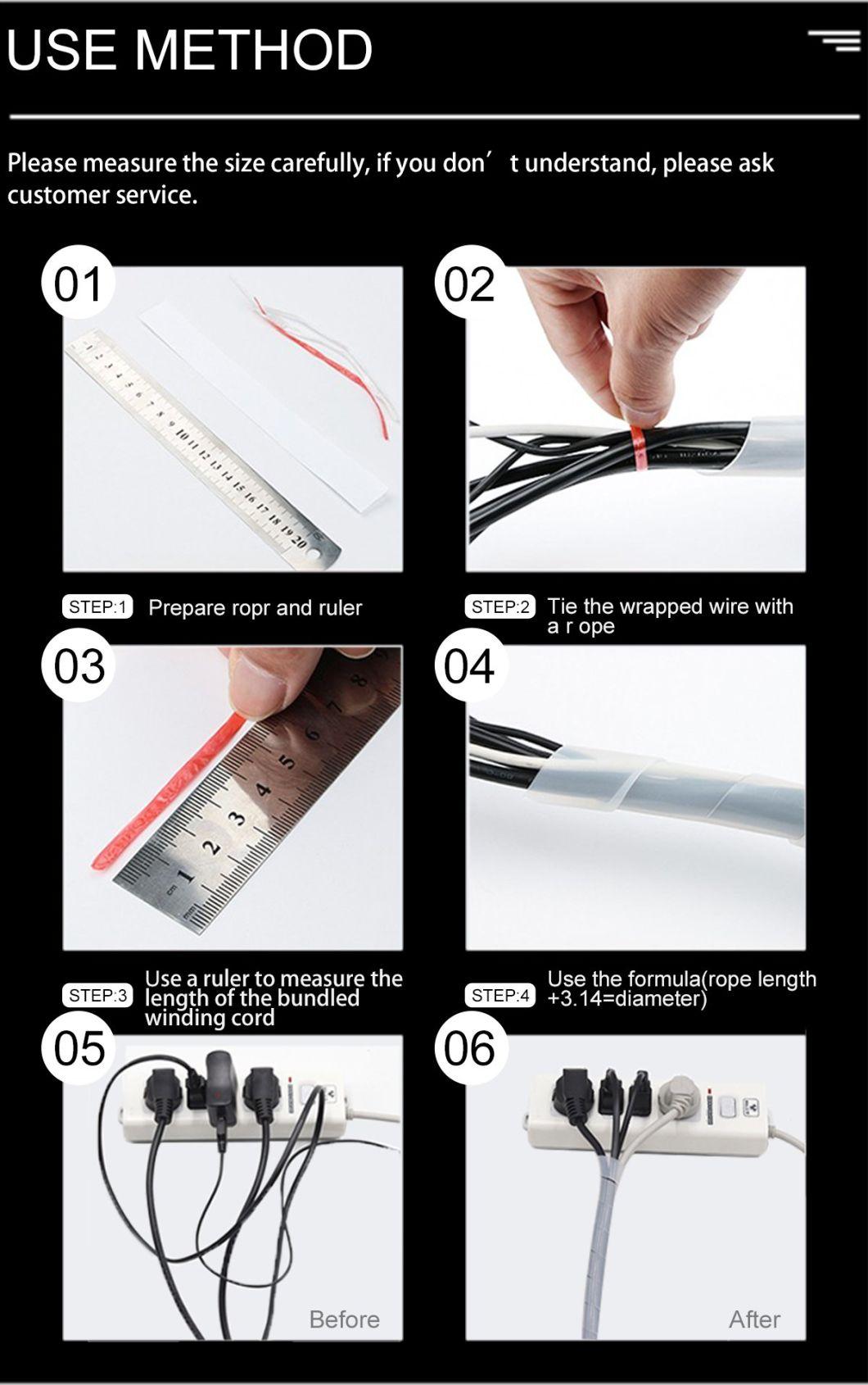 Hose Electronic Spiral Wire Wrap Winding Tube for Optical Cable