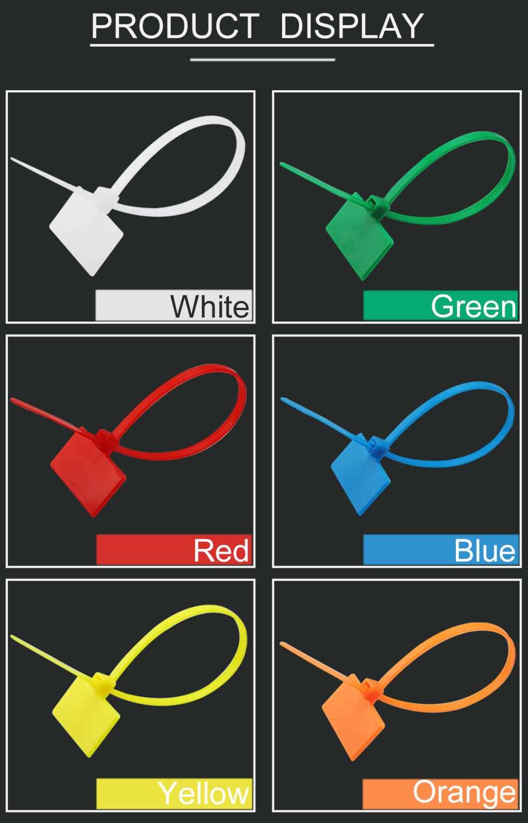 Nylon Cable Marker Self-Locking Colourful Wire Strap Label Ties