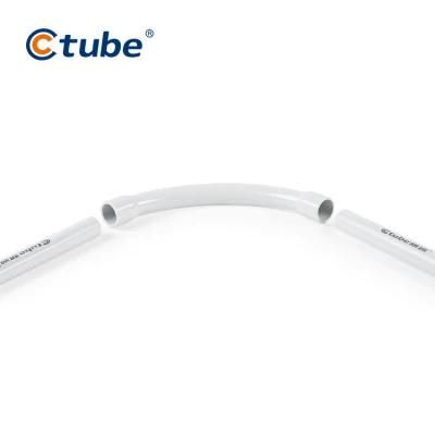 Ctube PVC Pipe Fittings 90 Degree Electrical Pipe Conduit Elbow