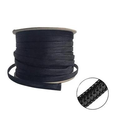 Self Closing Cable Wrap Braided Sleeve Braided Cable Sleeving