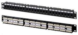 CE/RoHS Standard Cat5e 24 Port Patch Panel