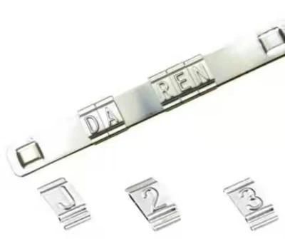 Stainless Steel Cable Number Marker