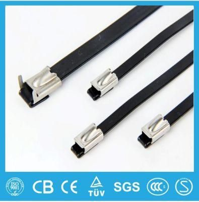 Factory Direct Plastic Covered Stainless Steel Sable Ties/Nylon Cable Tie/Cable Clamp Free Sample