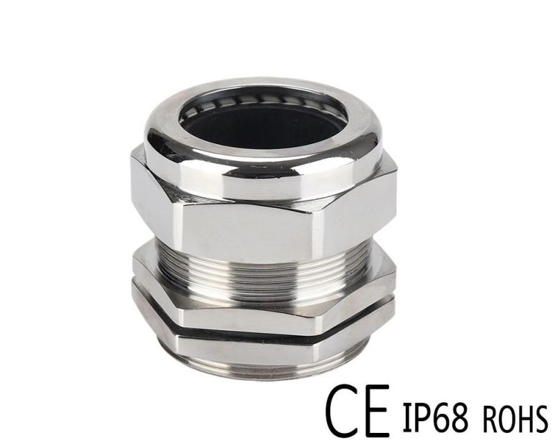 Professional Factory of Waterproof Pg Thread Stainless Steel Cable Glands Connector IP68