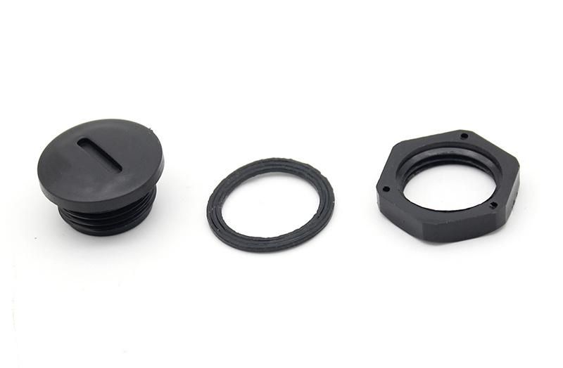 Pg29 Nylon Threaded Plug Screw Cap Metal Cord End Cap