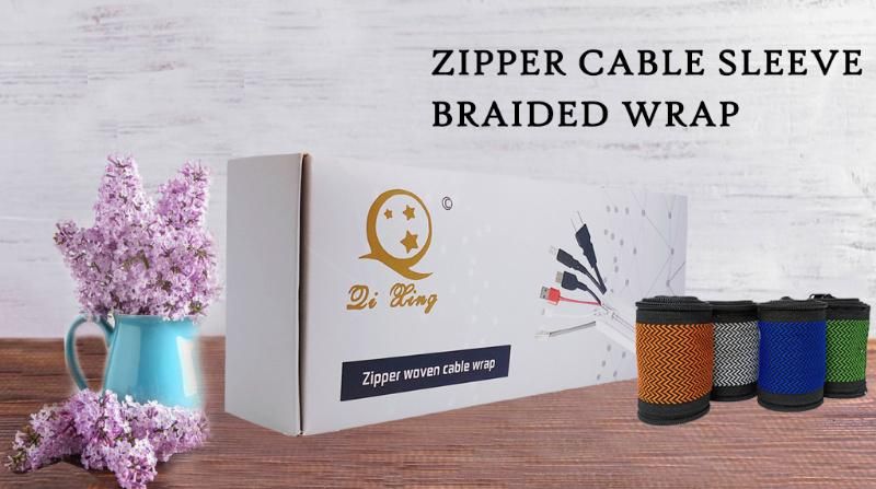 Color Zipper Cable Management Sleeve