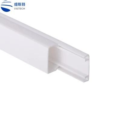 Wire Cable Protection Flame Resistant Halogen Free PVC Electrical Trunking