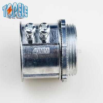 Factory Price IEC61386 EMT Conduit Fittings EMT Zinc Aet Screw Connector