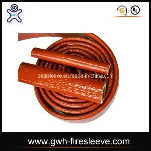 E-Fiberglass Braided Silicone Coated Sleeve