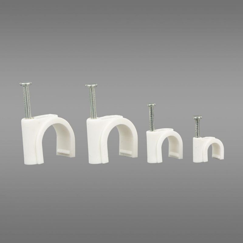 Hds Round Circle Type Cable Clip with Nail #6