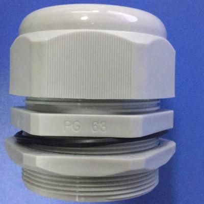 White Pg63 Waterproof Nylon Cable Gland