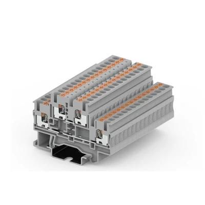 Ptd2.5-2-G Push in Type DIN Rail Mounted Terminal