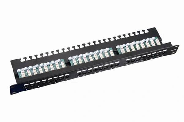 Most Polular Krone 24 Port UTP Cat. 5e Patch Panel