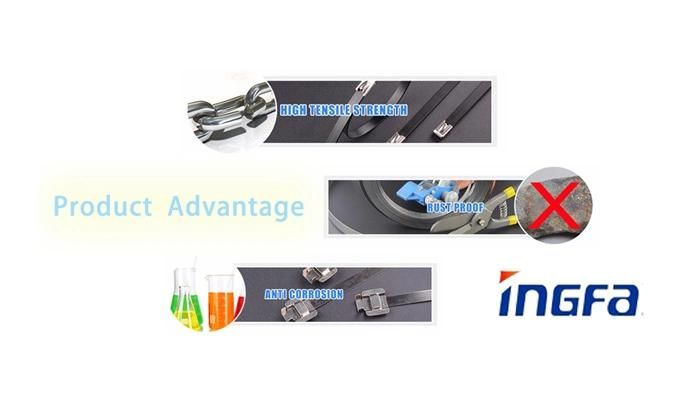 Best Selling Self-Locking Coated Stainless Steel Cable Tie China Supplier