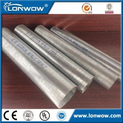 Q195 EMT Round Galvanized Electrical Metal Tube