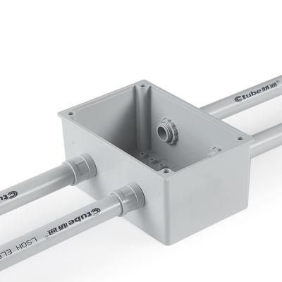 IP67 PVC Electrical Conduit Fitting Adaptable Box Waterproof Junction Box