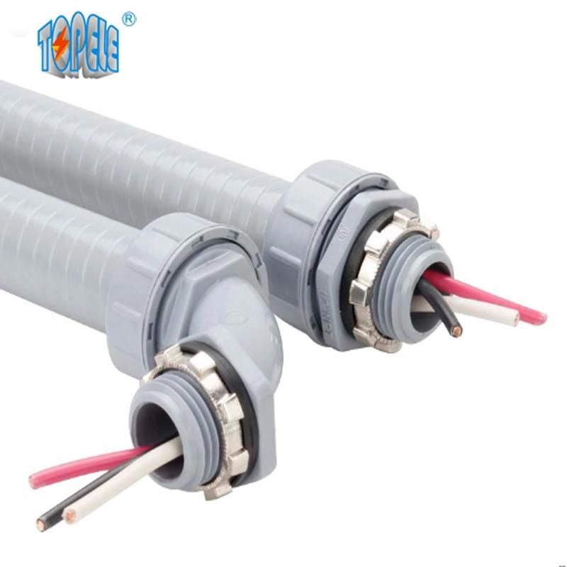 Nonmetallic Nylon 90 Degree Connector for Liquid Tight Conduit