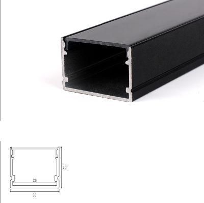 Panel Channels Extruded Aluminium Extrusion Beam Custom Strip Profile LED Light Bar Channel