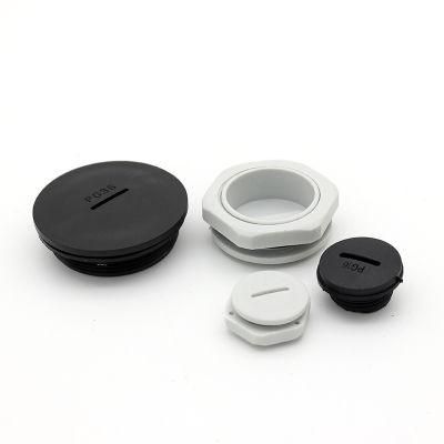 Pg29 Nylon Threaded Plug Screw Cap Metal Cord End Cap