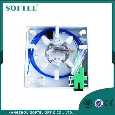 Indoor Wall-Mounted Sc/FC Adaptor Nap FTTH Optic Fiber Junction Box