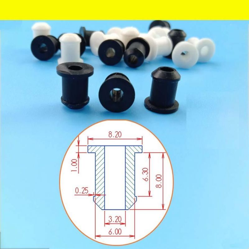 SGS PVC Silicone EPDM NBR Rubber Grommet for Cable Wire Solutions