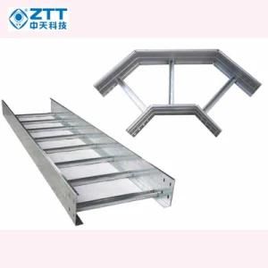 Hot-Galvanized Rectangular Mild Steel Ladder Type Cable Trays for Industry Trunking