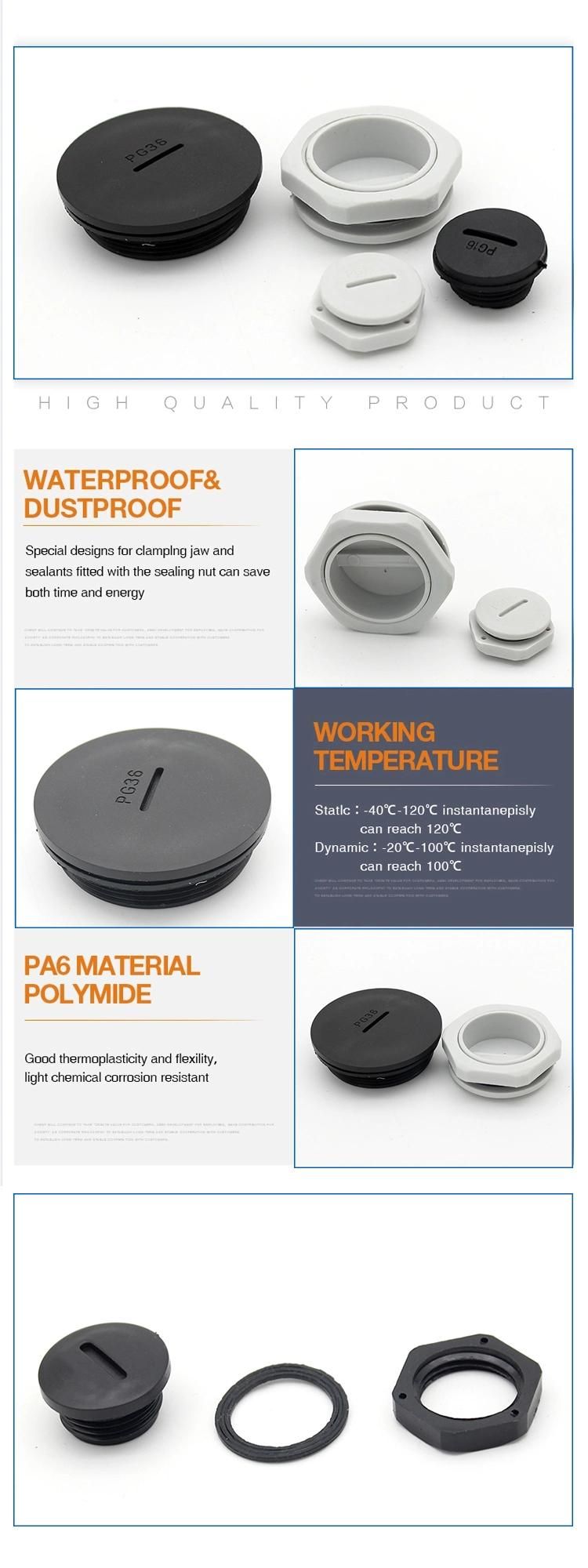 PA Nylon Threaded Plug IP65