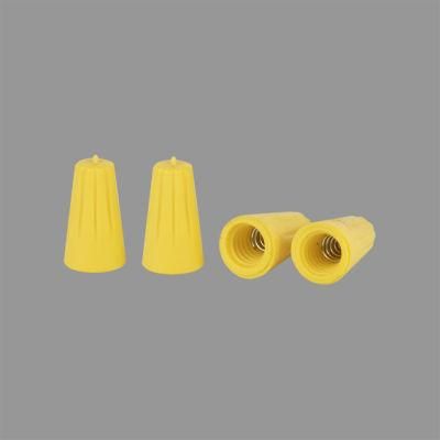 Huida Yellow Spiral End Connector Wire with Screw Electrical P71