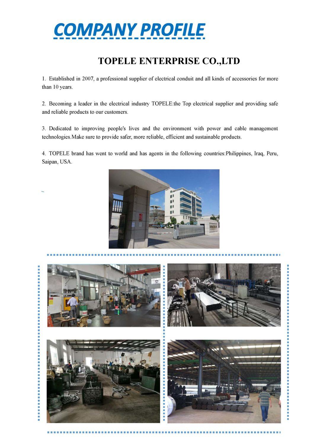 Malleable Gi Pipe Fittings Junction Box - Two Way Through Circular Box