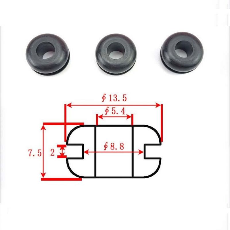 SGS PVC Silicone EPDM NBR Rubber Grommet for Cable Wire Solutions