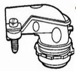 Flexibel Conduit Fittings of Squeeze Connector 90 Degree Angle /Straight Type